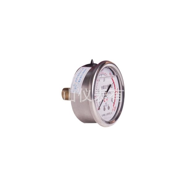 Cranshan YN63Z Axial Glycerin Shock-Resistant Pressure Gauge (0-60 MPa, 63mm Diameter, 2.5 Accuracy) for HVAC Systems - Изображение 2