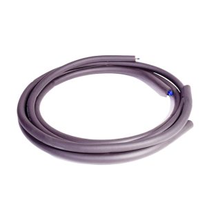 Thickened Copper Air Conditioner Connecting Pipe (6.35x0.6mm/12.7x0.6mm) for 2P Black AC Units, High Quality Anti-Aging Universal HVAC Extension Tube