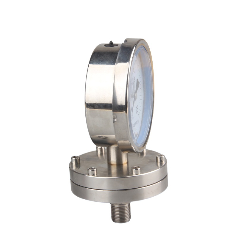 Membrane Pressure Gauge Stainless Steel YTF100BF 2.5 Accuracy for HVAC Systems - Image 3