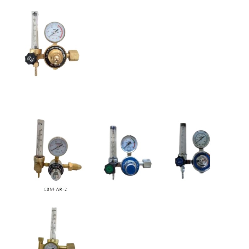 Multi-Gas Flow Meter Pressure Reducer Regulator for Argon, Oxygen, Nitrogen, Acetylene, Helium, CO2 - CBM-AR-3 - Image 3