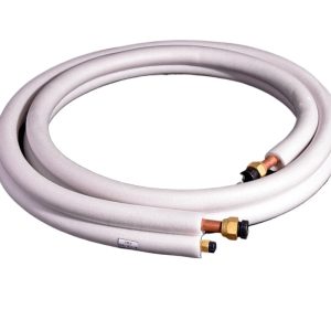 Durable Copper Air Conditioner Connecting Pipe (1/4" + 5/8" OD) for Mini Split AC, Universal Extension HVAC Tube, OEM Quality