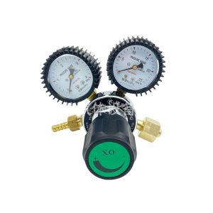 REPOWER Oxygen Pressure Reducer Regulator Brass G5/8in Thread Shockproof Gauge for Welding Cutting