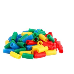 Insulated Soft Sleeves for Cold Press Bare Terminals V-Type (Multi-color, PVC Material) for Wire Stripping and Protection