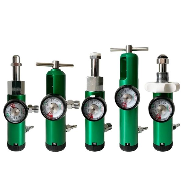 Medical Oxygen Pressure Click Regulator CGA870 540 for Oxygen Cylinders with 0-15 Measuring Range, 0.2 GPM Flow Rate - 이미지 3