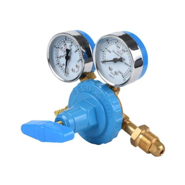 Welding Argon Regulator Double Gauge (0-3500psi, 0-25L/Min) for Argon Gas Tanks