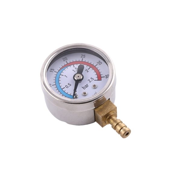 Radial Pressure Gauge Y40K (0-2.5 bar/psi, 40mm) with Copper Connection for HVAC Systems - Изображение 2