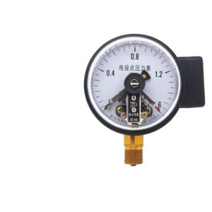 Yongyi YXC100 Radial Electric Contact Pressure Gauge 0-1.6MPa 220V/380V Controller for Water, Liquid, Oil, Gas Systems