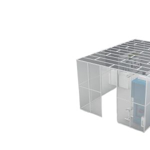 Clean Room FFU Portable Clean Shed Optical Electronic Workshop for Class 100-100,000 Cleanroom (5000*10000*2000mm)