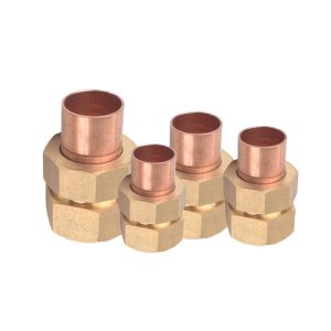 TP2T2 Copper-Brass Brazing Union Adapter (1/2" to 3") for HVAC Refrigeration Systems