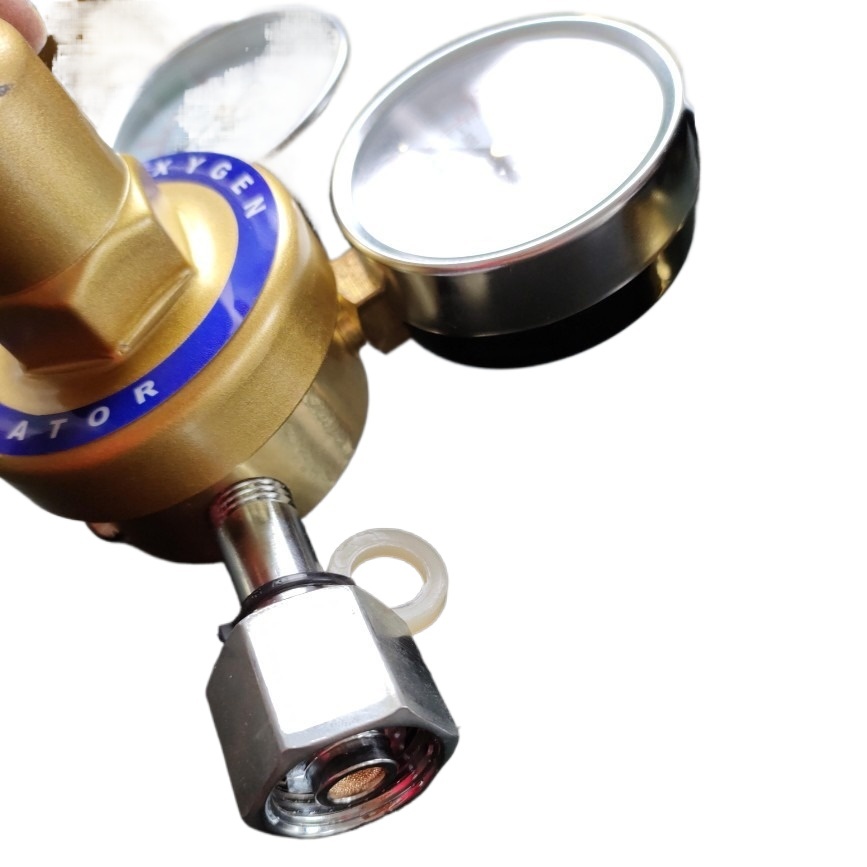 Oxygen Pressure Regulator Gauge CGA320 Thread Reducer for Welding Cutting Medical YQY-09A - Image 2