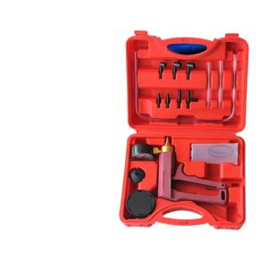 Portable Handheld Vacuum Pump Kit (26*22*8 cm Case) for Automotive Brake Fluid Bleeding & Repair Tool