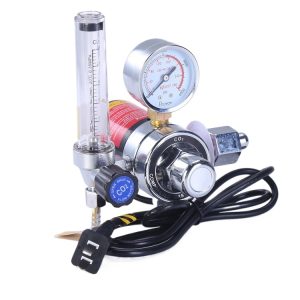 Provov GH-120 CO2 Electric Heating Pressure Reducer Regulator Gauge for Mig Welding, 0-0.35MPa Flow