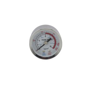 Commercial Pressure Gauge (0-1.6 MPa/0-220 PSI) for HVAC Systems, 40mm Diameter