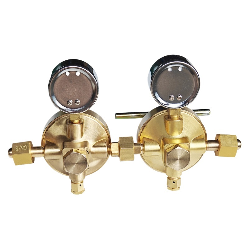 Hydrogen Pressure Reducer YQQ-11 (0-2.5 MPa / 0-25 MPa Output, Dual Gauge) for Hydrogen Gas Pipeline Systems - Image 2