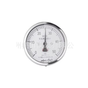 Bi-metallic Thermometer WSS401 Axial Industrial Bimetal Thermometer 0-100 Celsius