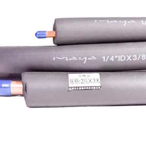 Factory Direct Black 2HP High-Quality Weld-Free Copper Pipe (6.35*0.6+12.7*0.6) for HVAC Air Conditioner & Heat Pump