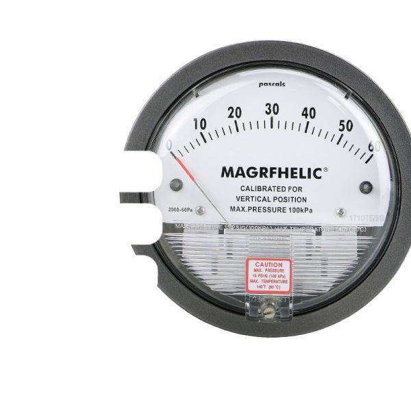 MAGRFHELIC TE2000 Micro Differential Pressure Gauge (0-60Pa, Max 100kPa) - 이미지 2