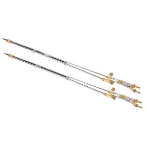 Yuepai 100# Straight Head Extended Stainless Steel Cutting Torch Kit 0.8-1.5m, Oxy-Acetylene Gas Cutter for Steel Welding & Engineering