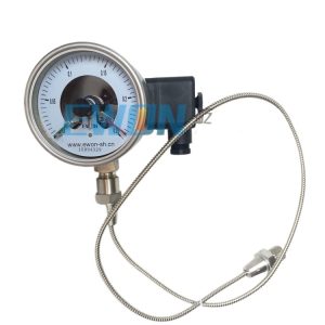 High Temperature Electric Contact Pressure Gauge Stainless Steel YXC-100H for HVAC Systems