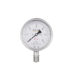 YA100BF Ammonia Pressure Gauge (1.6 Accuracy, -0.1-60 MPa Range, 100/150mm Dial) for HVAC Refrigeration Systems