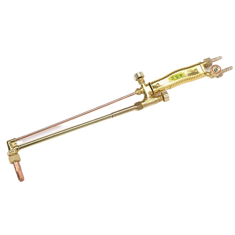 Premium Copper Oxygen Acetylene Cutting Torch Kit, High-End Suction Type Gas Welder, G01-30 G01-100 Nozzle, 500mm Length, 5mm Wall Thickness, for Metal Cutting & Welding - Image 2