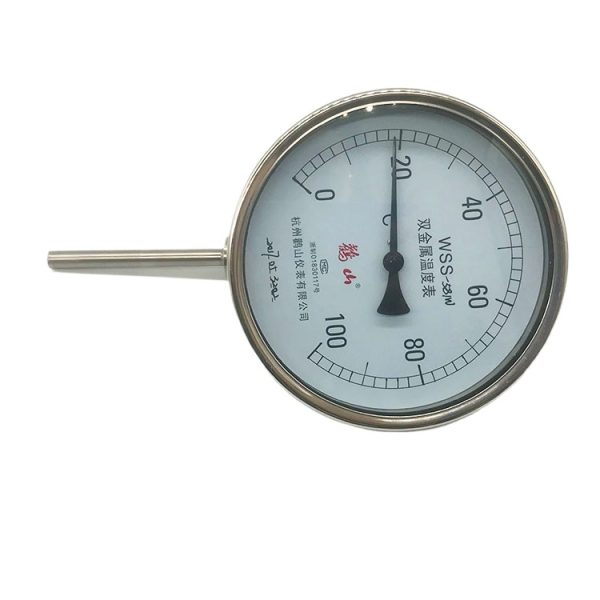 Industrial Bimetal Thermometer WSS-581W Universal Type (0-100℃) for HVAC Systems, Replaces WSS581