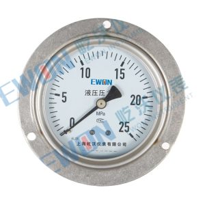EWON Y-103BFZ Hydraulic Pressure Gauge (0-25 MPa) 100mm, High Accuracy 1.6/1.0, for Industrial Hydraulic Systems