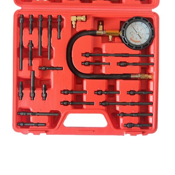 Accurate Diesel Cylinder Pressure Gauge Test Kit (0-1000PSI) with Adapters for Engine Diagnostics Automotive Repair Tools - Изображение 2