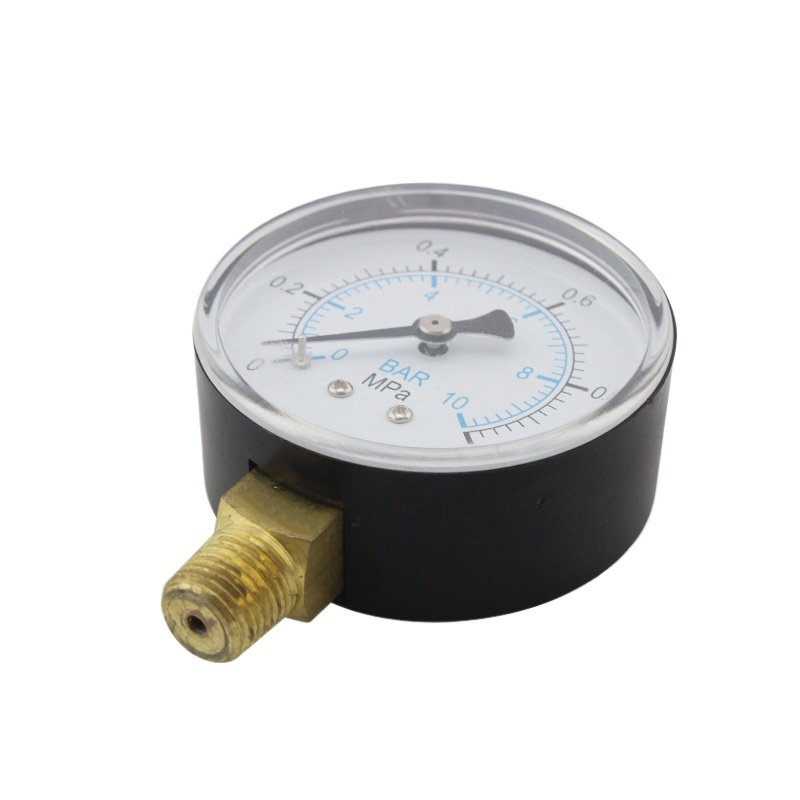 Y40 General Pressure Gauge (0-1 MPa/BAR) with ABS Plastic Casing and Brass Thread, 40mm Dial, Radial Connection - Image 3