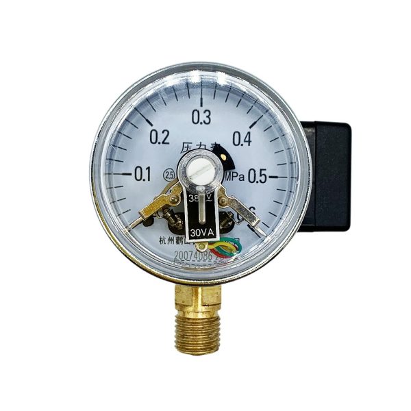 YXC-60 Contact Pressure Gauge -0.1 to 0.5 MPa Pressure Range for HVAC Systems Replaces YXC60