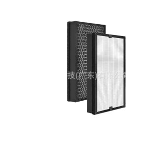Replacement Activated Carbon Pre-Filter & HEPA Filter for IAM KJ580F KJ210F Air Purifiers