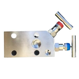 Co-Planar 2-Valve Manifold with T-Handle for Industrial Instrumentation for Rosemount 3051CG/DGG Series
