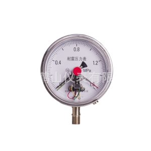 YNXC150BF Seismic Electric Contact Pressure Gauge (0-1.6 MPa, 150mm Diameter, Radial Connection) for HVAC Systems, Replaces Standard Pressure Gauges