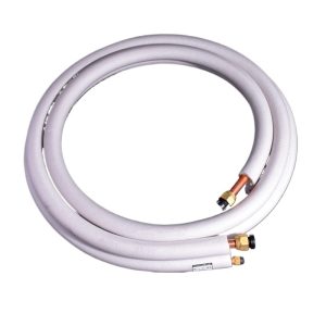 Pure Copper Air Conditioner Connecting Pipe Set (9.52*0.6+15.88*0.7mm) for Home AC Units, Compatible with 3-20 Ton Systems, Replaces Universal HVAC Lines