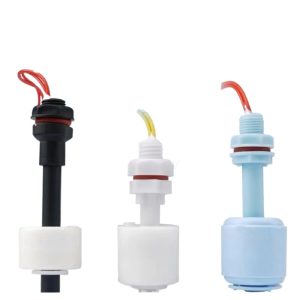 Miniature PP Liquid Level Float Switch (Water Level Sensor) for Water Tanks, HVAC Systems, and Industrial Applications, Made of Durable PP Material
