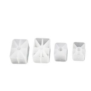 Anti-vibration Square Plastic Block AC Unit Isolation Rubber Pad WTG142-A (38x29x23mm) and WTG142-B (54x37x24mm) for Outdoor HVAC Units
