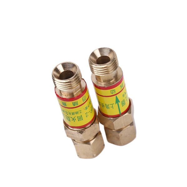 Changcheng All-Copper Acetylene Oxygen Flashback Arrestor Check Valve for Welding Cutting Torch - Gambar 2