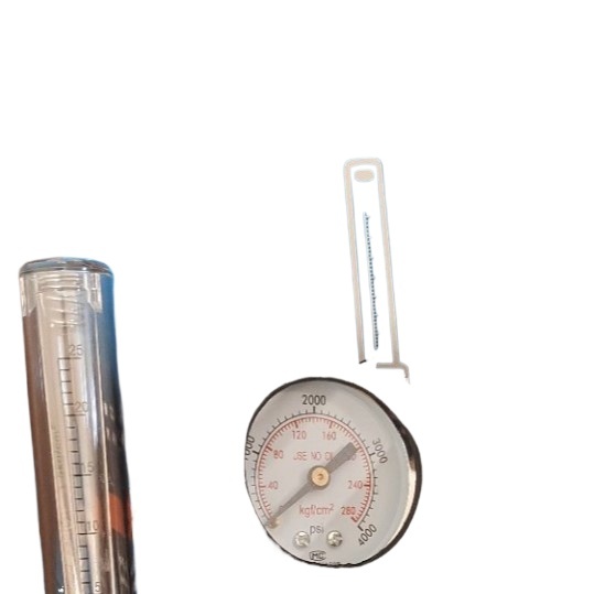 Full Brass Argon Gas Pressure Regulator with Flow Meter Gauge for Welding Cutting - Image 3