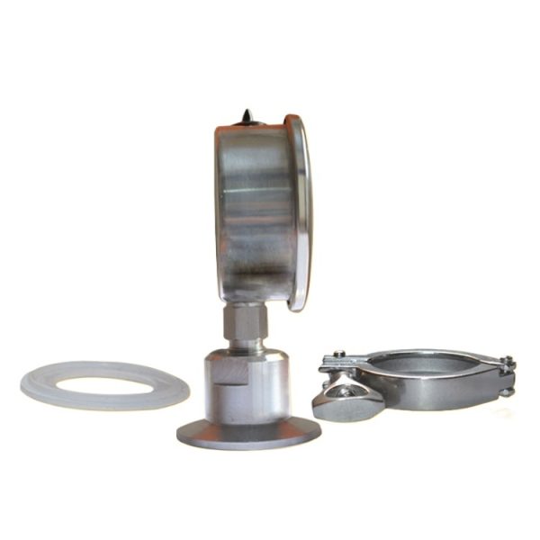精艺 Instrumentation Stainless Steel Diaphragm Pressure Gauge YNBX150MF 1.6MPa for Industrial HVAC Systems - Imagem 4