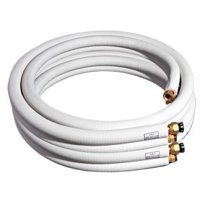 Pure Copper Insulated Refrigeration Line Set (12.7x0.6mm + 19.05x0.8mm) for HVAC Air Conditioner Universal Connection