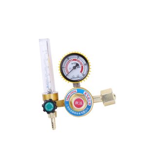 Yuepai YQAr-731L Argon CO2 Pressure Regulator Single Stage Flowmeter Gauge for MIG TIG Welding