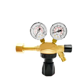 Industrial Oxygen Pressure Reducer OR2-01 with Dual Gauges for Gas Cylinders