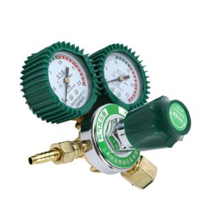 Yepai YP-9568 Oxygen Pressure Reducer Regulator Valve with Anti-Shock Gauges, Dual Stage for Welding, Cutting, Medical & Industrial Use