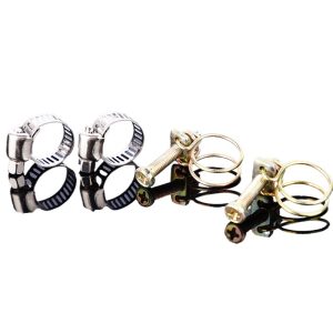 Stainless Steel Hose Clamp (Adjustable Diameter) for HVAC Ductwork and Pipe Connections