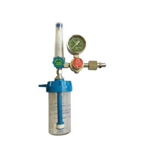 Brass Medical Oxygen Regulator CGA540 Thread with Flow Meter & Humidifier for YR88 Model