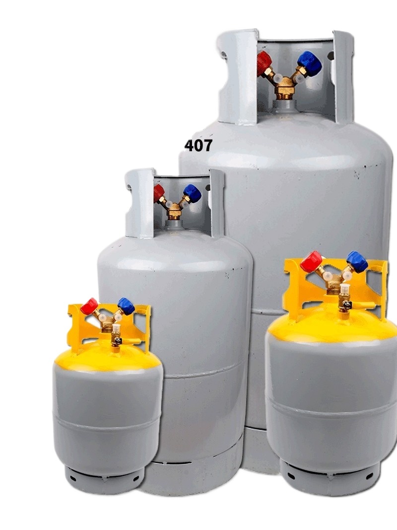 Portable Refrigerant Recovery Cylinder (22kg/50kg) for R22 R134 R410 R404 R407 HVAC Systems - Image 3