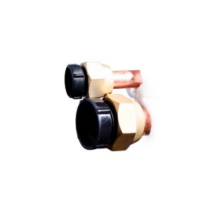 Factory Supply Finished Lengthened HVAC Copper Pipe Extension Tube with Copper Nuts for Indoor and Outdoor Units (6.35x0.6mm/15.88x0.7mm)