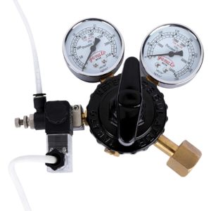 YAMATO CO2 Pressure Regulator with Dual Gauges for Oxygen, Acetylene, Propane and Argon Gas Systems, Replaces CR-16
