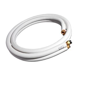 Pure Copper Air Conditioner Connection Pipe (9.52*0.6+19.05*0.7) for 3P Variable Frequency AC Systems, Double Insulated & Corrosion Resistant