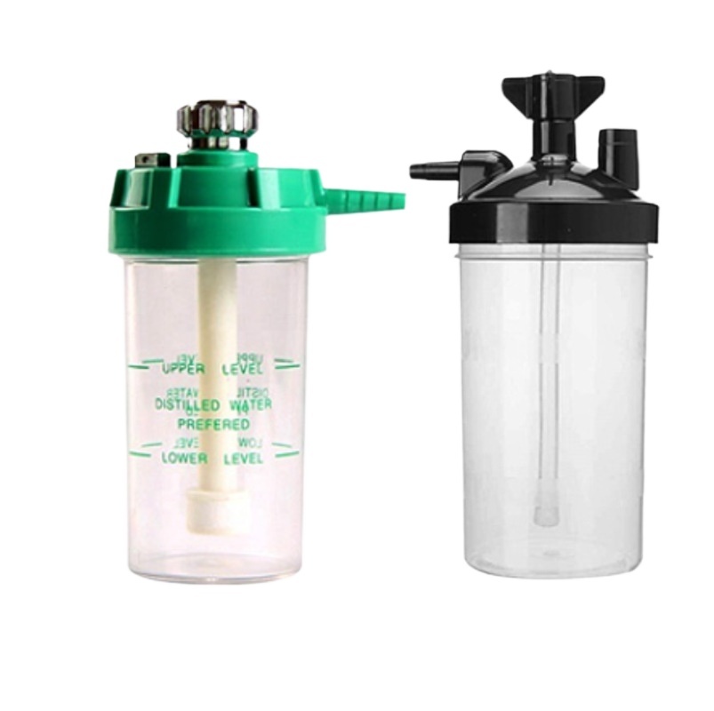 High Temperature Resistant Reusable Oxygen Inhaler Humidifier Bottle Aluminum Alloy Humidifier Cup for Humidifier ATO-1 - Image 2